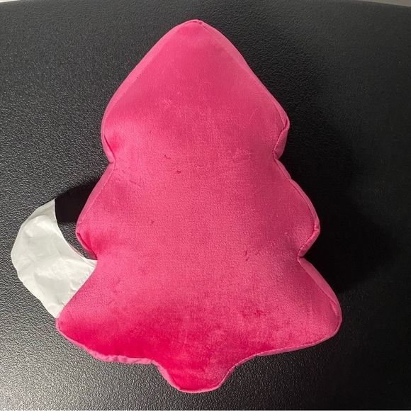 Christmas Trees Decorative Pillow Pink Holiday 2 Piece 10in X 12in Polyester - Picture 5 of 6